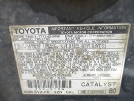 1996 TOYOTA 4RUNNER LIMITED GREEN 3.4L AT 4WD Z15031